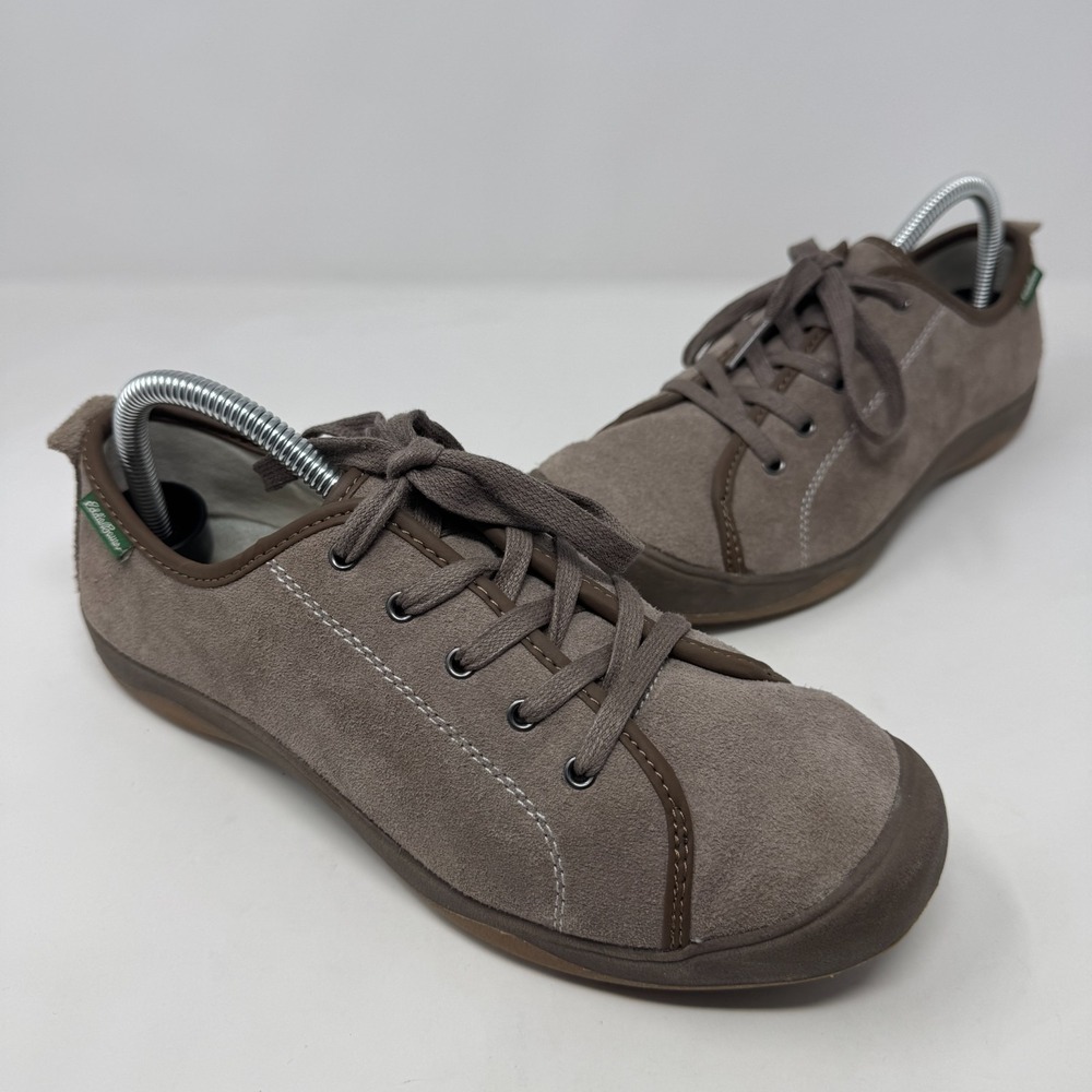 Eddie Bauer Henderson Pine Casual Shoes Sneakers Comfort Beige Suede Women's 9